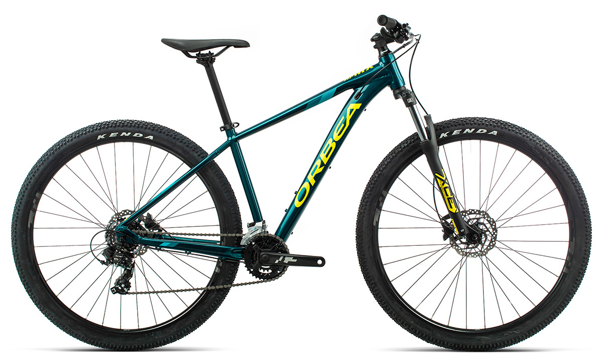 Фотографія Велосипед Orbea MX 27 50 (2020) 2020 Синьо-жовтий 